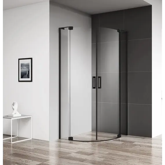 Душевой уголок  CEZARES SLIDER-R-2-C-NERO