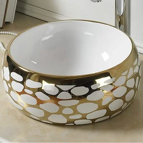 Раковина накладная MELANA MLN-5004GP-3