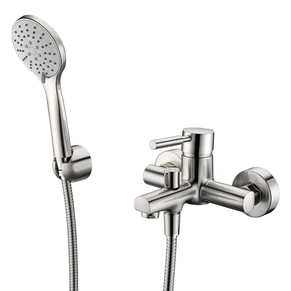 Смеситель для ванны WasserKRAFT Wern  4201 никель