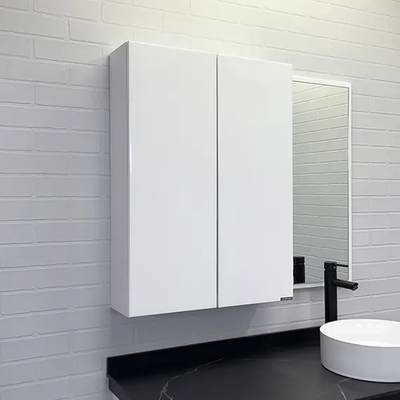 Шкаф подвесной Comforty Лозанна-60 белый глянец