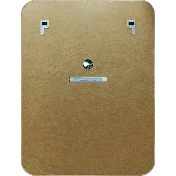 Зеркало Comforty Нобилис-60 LED подсветка, черная рамка, бесконтактный сенсор 600*800