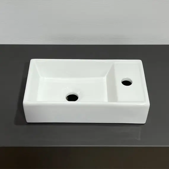 Тумба-умывальник Comforty Матэ-40 дуб дымчатый с раковиной Comforty 9140