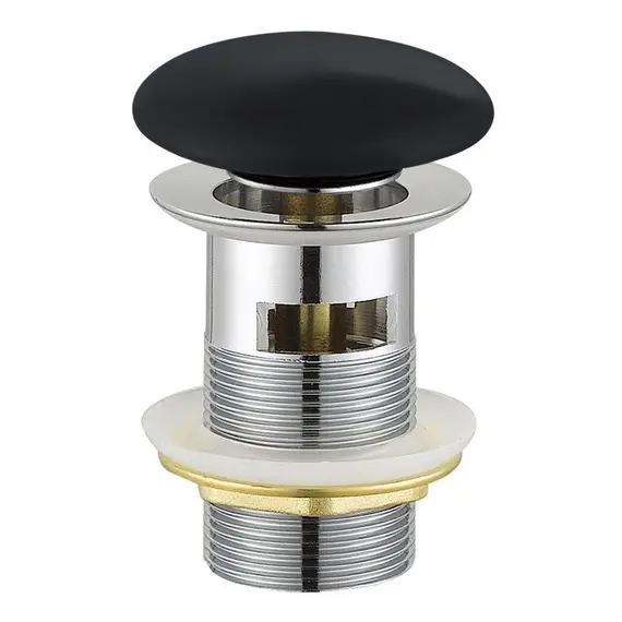 Донный клапан с переливом CEZARES CZR-SAT7-NERO