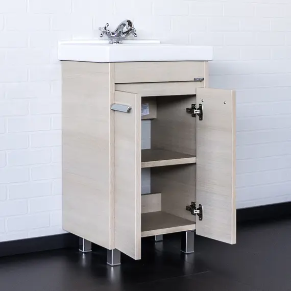 Тумба-умывальник Comforty Марио-50 сосна лоредо с раковиной Fest 50