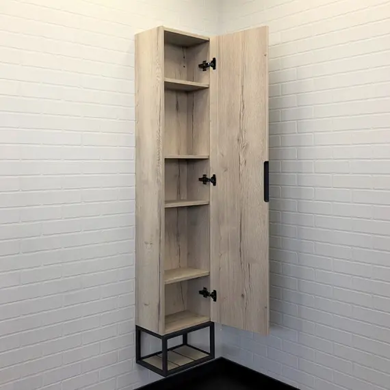 Шкаф-колонна Comforty Порто-35 дуб дымчатый