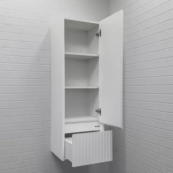 Шкаф-колонна Comforty Марсель-40 белая матовая