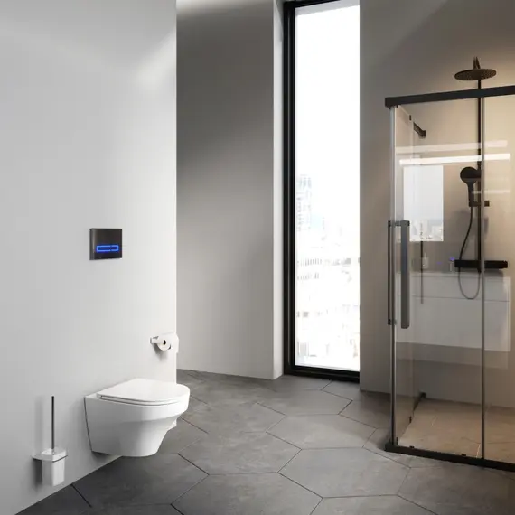 Унитаз подвесной AM.PM Inspire C501700WH безободковый c сид. микролифт, белый