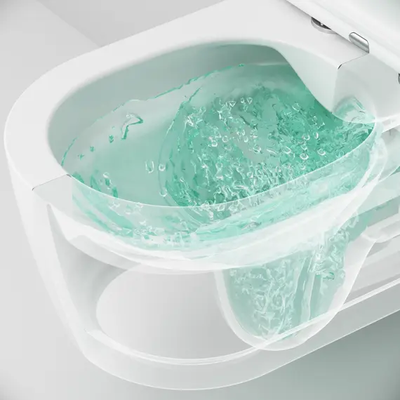 AM.PM  Func подвесной унитаз 54 см FlashClean с сиденьем микролифт, бел мат