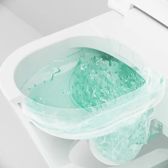 AM.PM Inspire подвесной унитаз с интегрированным электронным биде