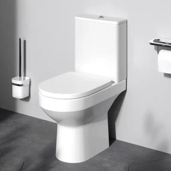 Унитаз напольный AM.PM Spirit 2.0 C708600WH безободковый с сид. микролифт 58WH, белый