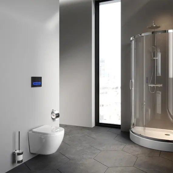 AM.PM Like подвесной унитаз AquaSpin с сид м/лифт