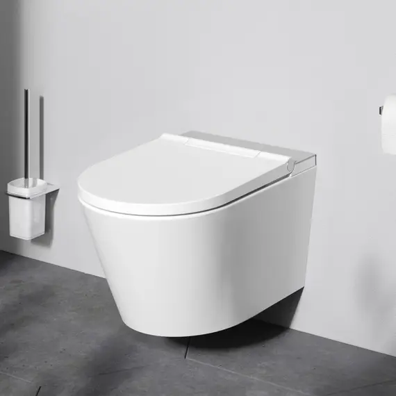 AM.PM Inspire подвесной унитаз с интегрированным электронным биде