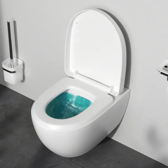 Унитаз подвесной AM.PM Awe C111738WH c сиденьем микролифт, белый