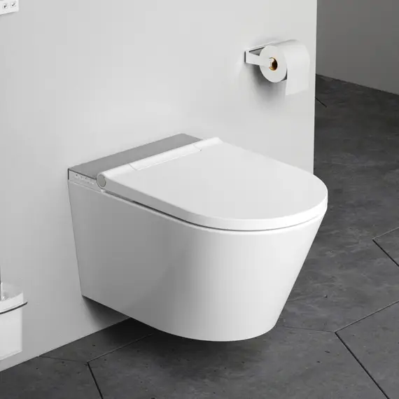 AM.PM Inspire подвесной унитаз с интегрированным электронным биде