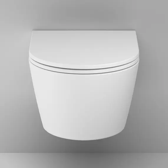 AM.PM  Func подвесной унитаз 54 см FlashClean с сиденьем микролифт, бел мат