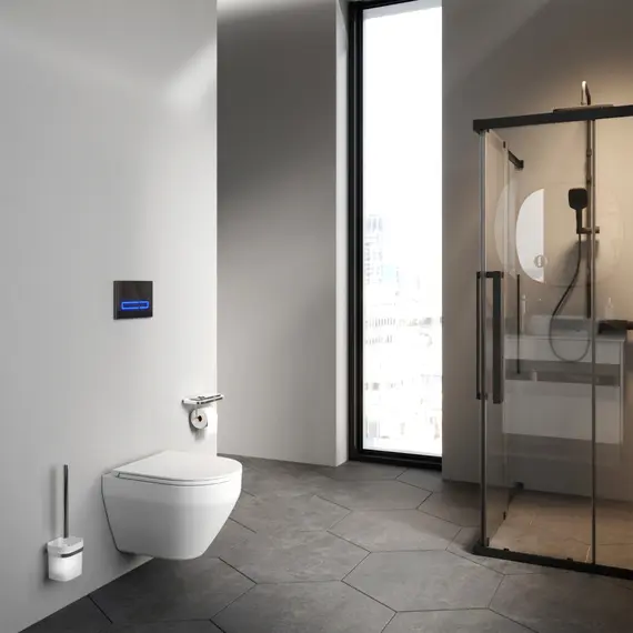 AM.PM Spirit V2.0 подвесной унитаз FlashClean с сиденьем микролифт, бел мат