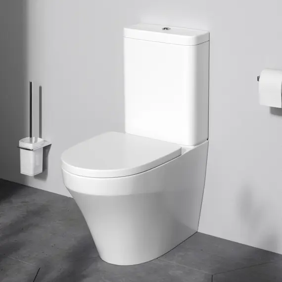 Унитаз напольный AM.PM Inspire C508607WH с сид. микролифт, универс. выпуск