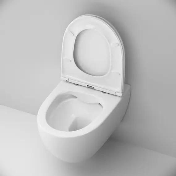 Унитаз подвесной AM.PM Awe C111700WH безободковый c сиденьем микролифт, белый