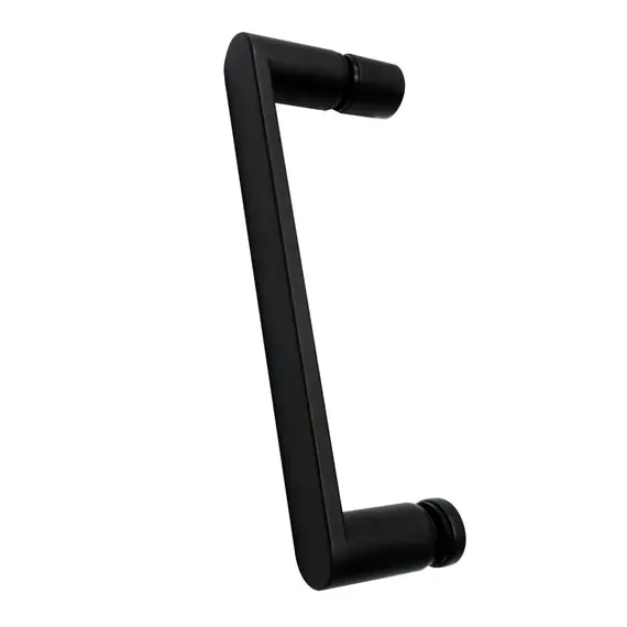 Душевой уголок ABBER Sonnenstrand  прозрачное/черный , в угол