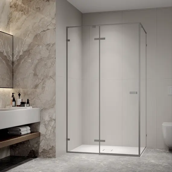 Душевой уголок RGW SV-040Gr  прозрачное/серый