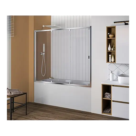 Шторка для ванны Good Door SCREEN WTW высота 140 прозрачное