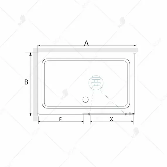 Душевой уголок RGW SV-42 (SV-12 + Z-050-2)