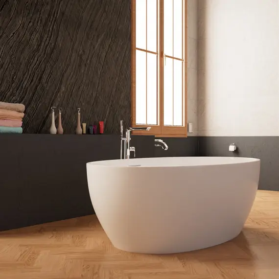 Ванна акриловая Frank F6139 отдельностоящая