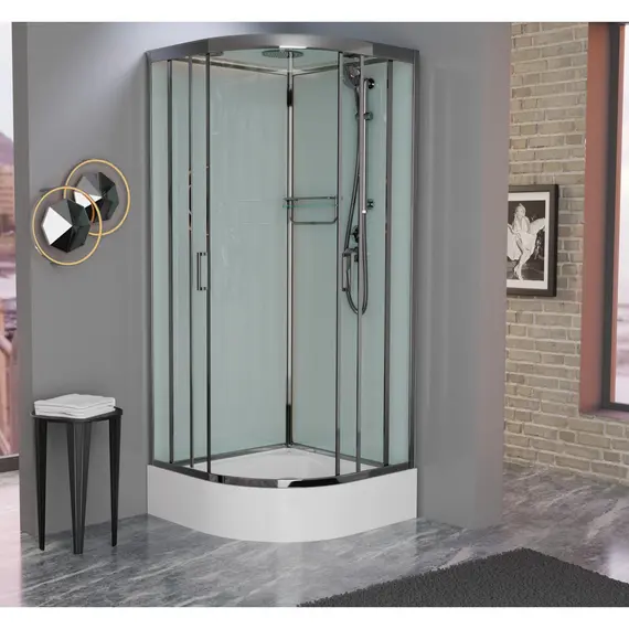 Душевая кабина Frank F409/1 М Brilliant матовое стекло