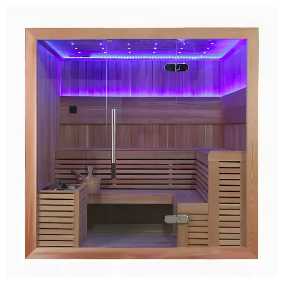 Финская сауна Frank 870 серия, 2 полки , кедр