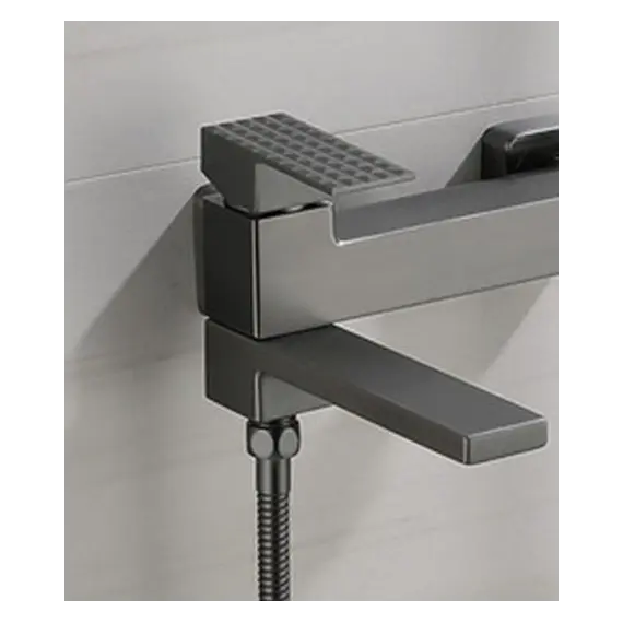 Смеситель для ванны и душа ACWEN BN8669D оружейная сталь