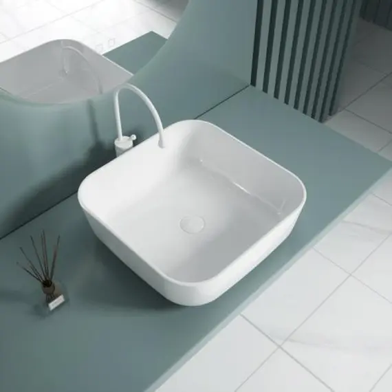 Раковина накладная "ERCINA-N" (white)