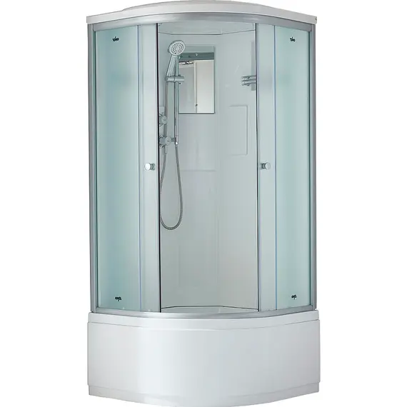 Душевая кабина четверть круга Timo Standart Т-5509 низкий поддон 90*90*225