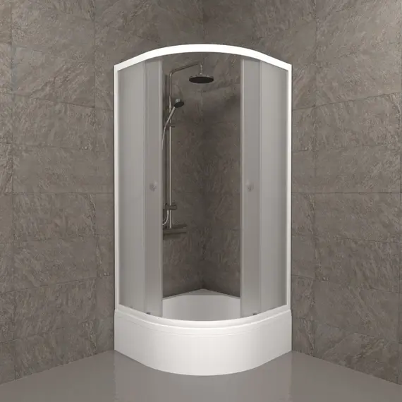 Душевое ограждение Triton ВЕЛЬВЕТ B средний поддон