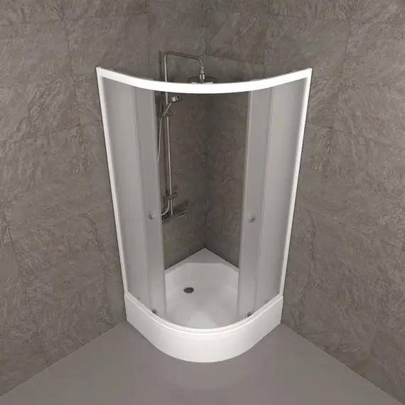 Душевое ограждение Triton ВЕЛЬВЕТ B средний поддон