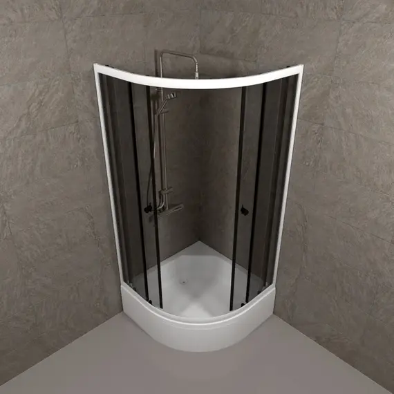 Душевое ограждение Triton ГРЭЙ B средний поддон