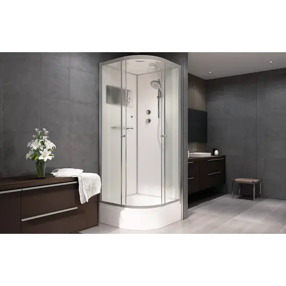 Душевая кабина AvaCan  D279S  матовое/хром , средний поддон