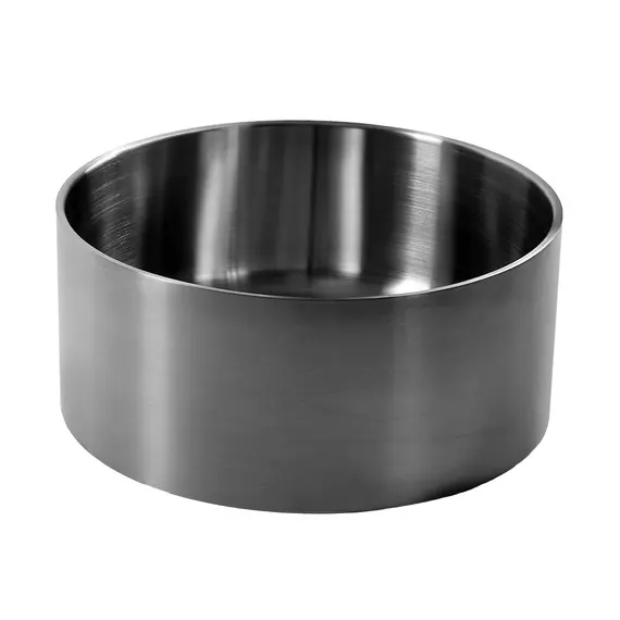 Раковина Ring380 MELANA ProfLine 1,2/160 САТИН накладная круглая Ring380, БЕЗ донного клапана