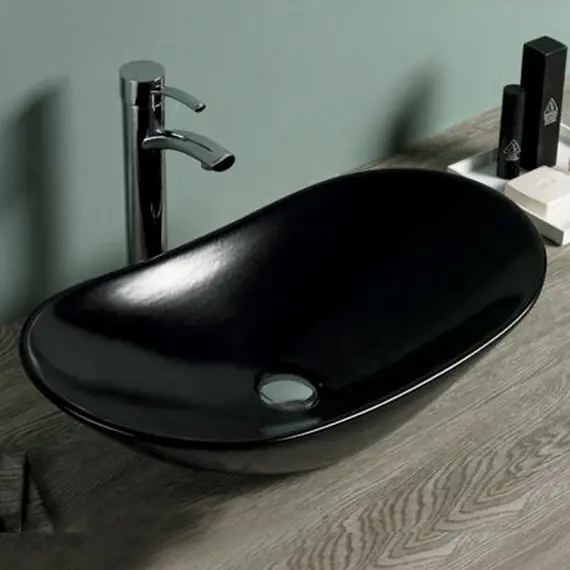 Раковина MELANA MLN-7811AMB (матовая черная)