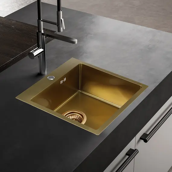 Мойка D5050HG MELANA ProfLine 3,0/200 ЗОЛОТО врезная