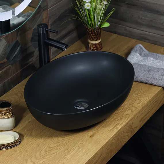 Раковина MELANA MLN-320316MB матовая черная