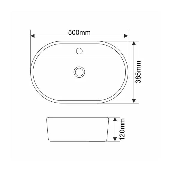 Раковина MELANA MLN-78239