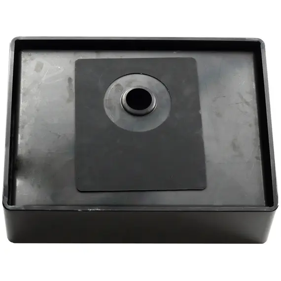 Раковина D4837B Castle MELANA ProfLine 1,2 мм черная накладная, Сифон, донный клапан