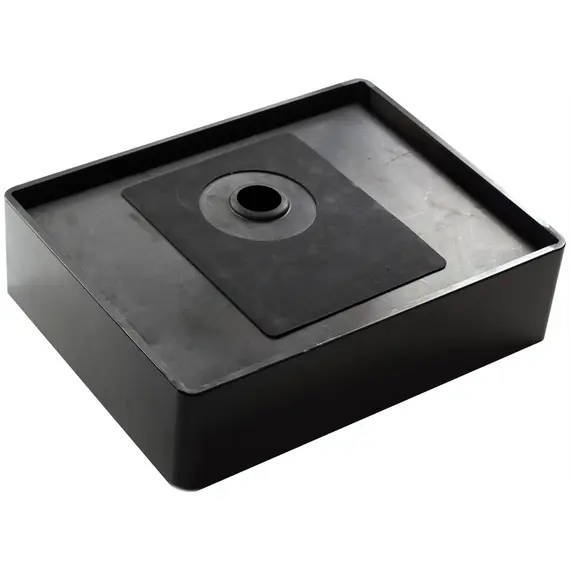 Раковина D4837B Castle MELANA ProfLine 1,2 мм черная накладная, Сифон, донный клапан