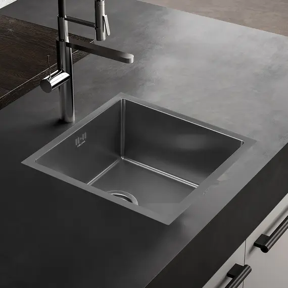 Мойка D4545H MELANA ProfLine 1,2/220 САТИН врезная