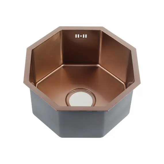 Мойка D400BR Octavia MELANA Profline 1,2/200 БРОНЗА врезная фигурная