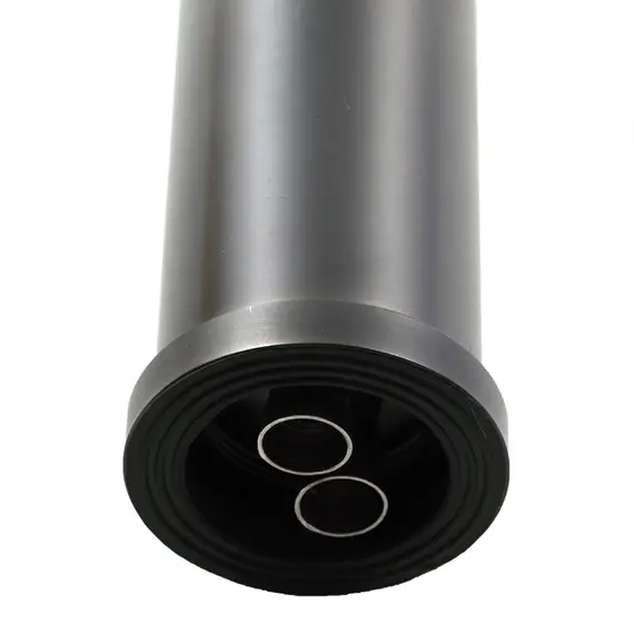 Смеситель д/ум MELANA-610102PVD-B Tondo нерж.сталь, однорычажный, графит