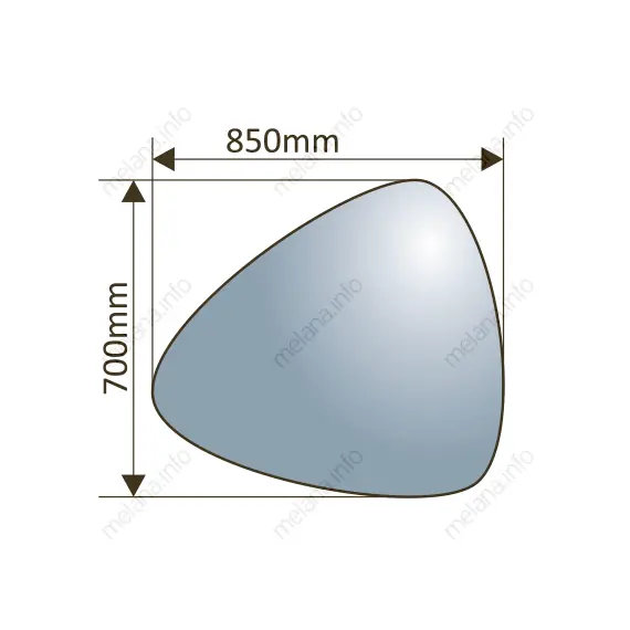 Зеркало с LED-подсветкой MELANA-8570 (MLN-LED055)