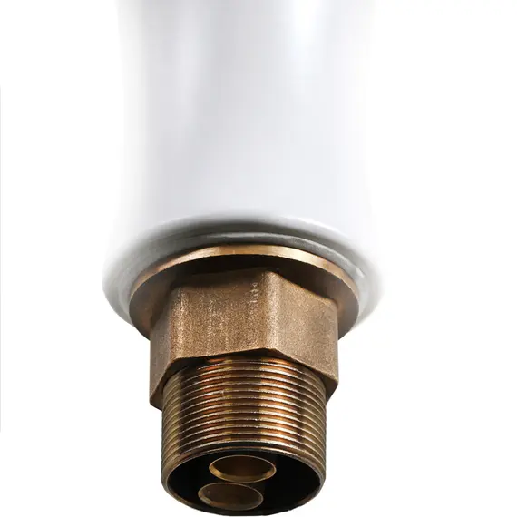 Смеситель д/ум MLN-F-002-M керамический, однорычажный, белый матовый