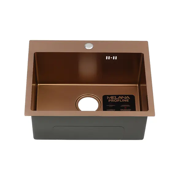 Мойка D5343HC MELANA ProfLine 3,0/220 БРОНЗА врезная
