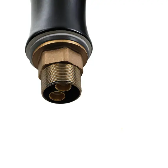 Смеситель д/ум MLN-F-002CBK-M керамический, однорычажный, черный матовый